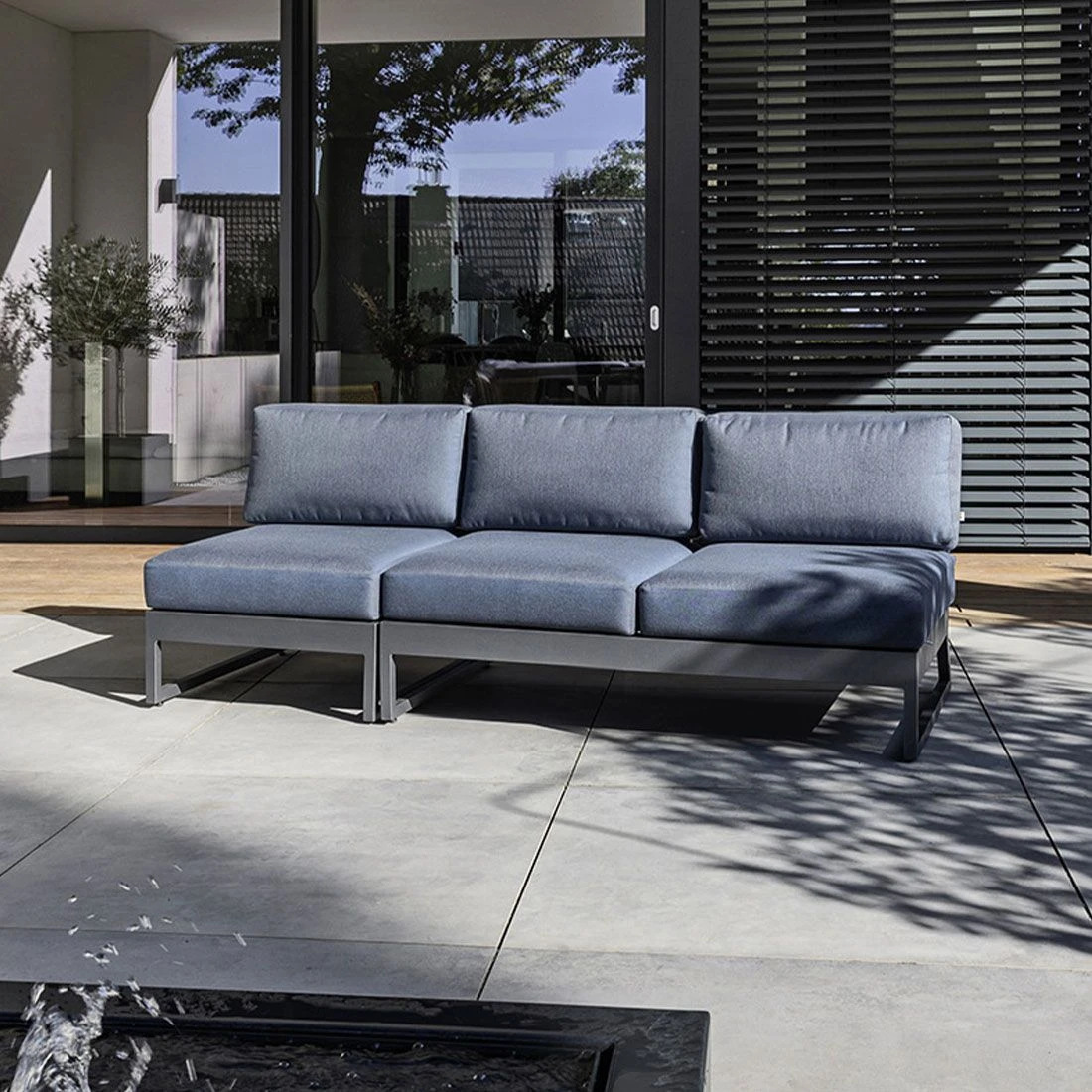 Kettler Ocean Skid Platform 2-Sitzersofa Aluminium/Agora Anthrazit Matt/Brisa Kettler Ocean Skid Platform 2-Sitzersofa Aluminium/Agora Anthrazit Matt/Brisa -Kettler kettler ocean skid platform 2 sitzersofa aluminium acryl 1438330 2