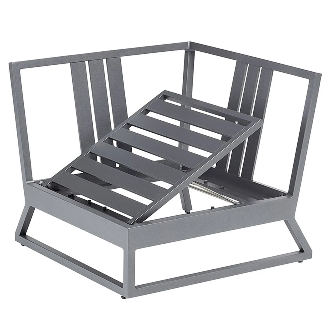 Kettler Ocean Skid Platform Eck-/Endmodul Aluminium/Agora Anthrazit Matt/Brisa Kettler Ocean Skid Platform Eck-/Endmodul Aluminium/Agora Anthrazit Matt/Brisa -Kettler kettler ocean skid platform eckmodul aluminium acryl 1438319 7