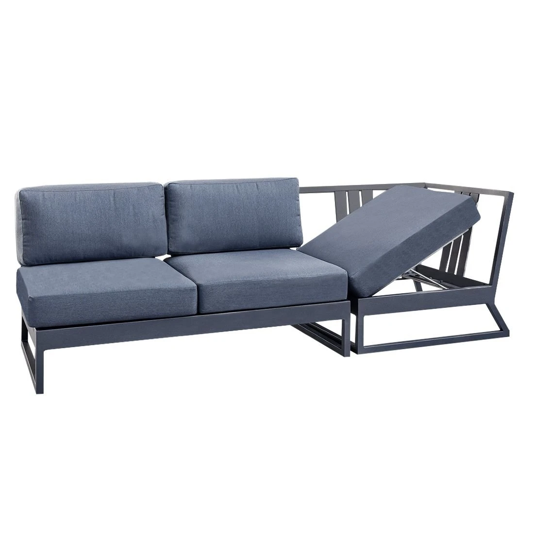 Kettler Ocean Skid Platform Gartensofa Aluminium/Agora Anthrazit Matt/Brisa Kettler Ocean Skid Platform Gartensofa Aluminium/Agora Anthrazit Matt/Brisa -Kettler kettler ocean skid platform gartensofa aluminium acryl 1485003 2
