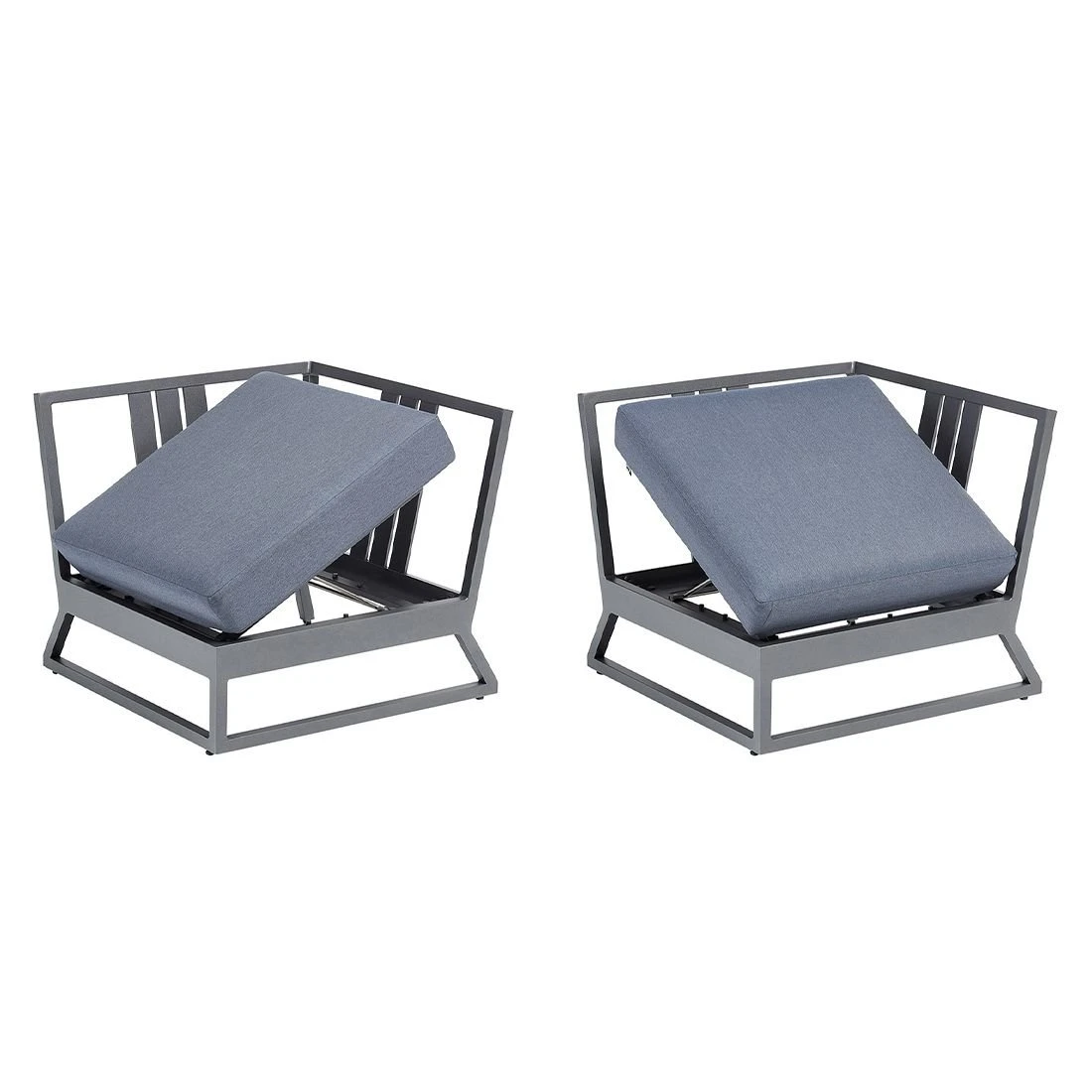 Kettler Ocean Skid Platform Gartensofa Aluminium/Agora Anthrazit Matt/Brisa Kettler Ocean Skid Platform Gartensofa Aluminium/Agora Anthrazit Matt/Brisa -Kettler kettler ocean skid platform gartensofa aluminium acryl 1485003 6