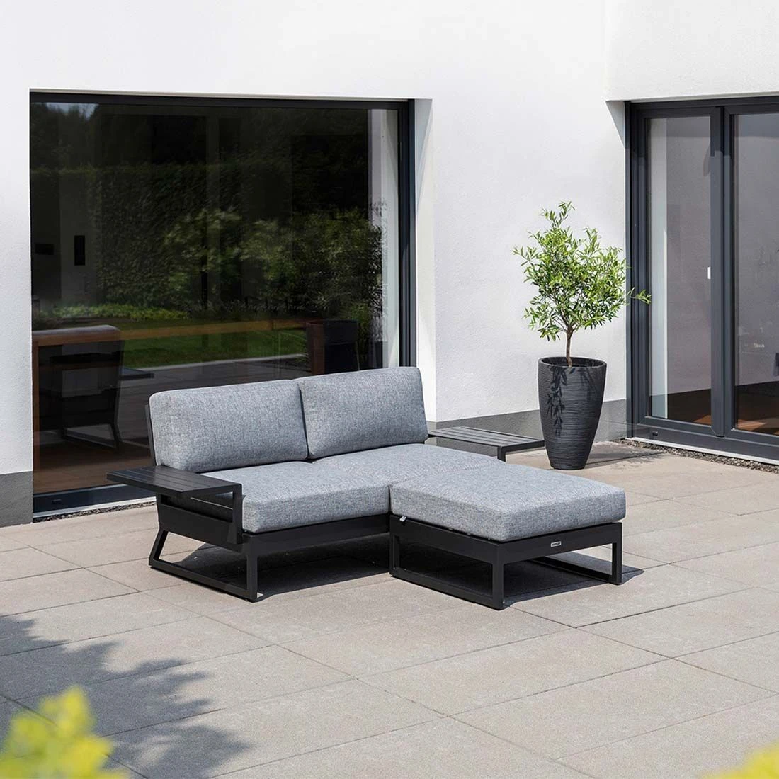 Kettler Ocean Skid Platform Loungehocker Aluminium/Olefin Anthrazit/Hellgrau Meliert Kettler Ocean Skid Platform Loungehocker Aluminium/Olefin Anthrazit/Hellgrau Meliert -Kettler kettler ocean skid platform loungehocker aluminium olefin 1368942 8