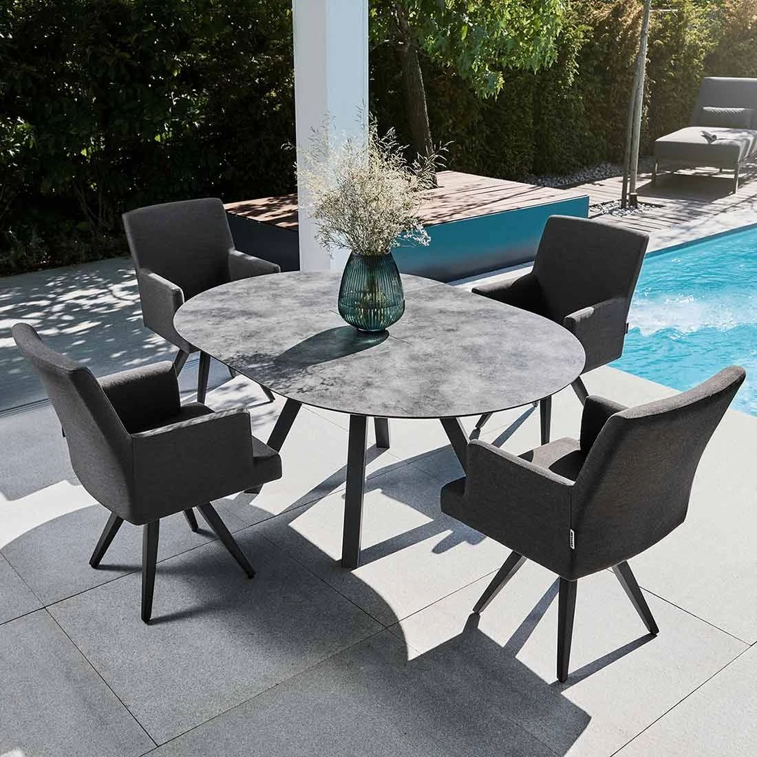 Kettler Pure Casual Gartenmöbel-Set 5-tlg. Tisch 120/170x120cm Anthrazit/Sooty Kettler Pure Casual Gartenmöbel-Set 5-tlg. Tisch 120/170x120cm Anthrazit/Sooty -Kettler kettler pure casual gartenmoebel set 5 tlg tisch 120 170x120cm 1476335 1