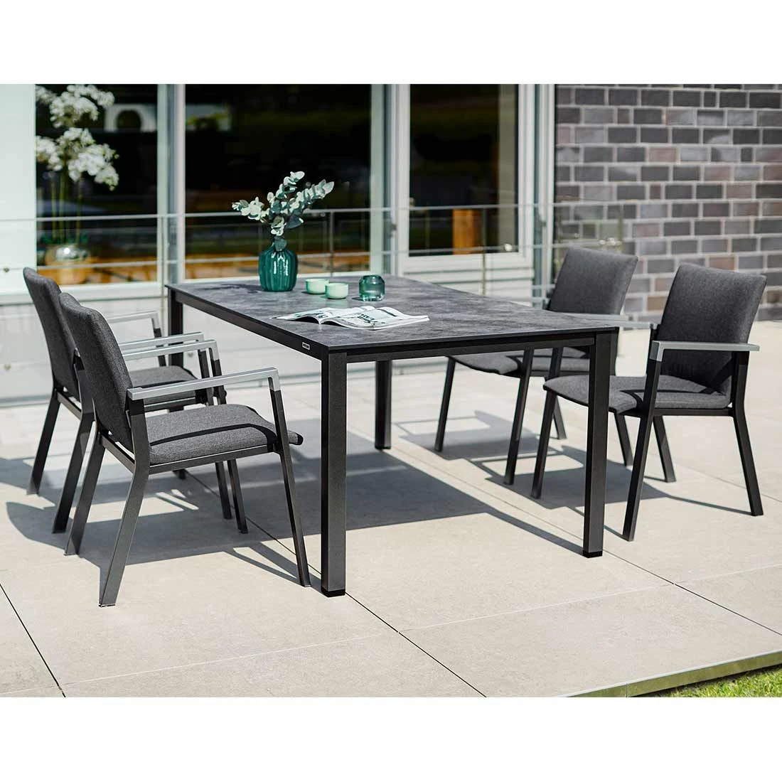 Kettler Rasmus Gartenmöbelset 5-tlg. + Tisch 160x95cm Anthrazit/Sooty Kettler Rasmus Gartenmöbelset 5-tlg. + Tisch 160x95cm Anthrazit/Sooty -Kettler kettler rasmus gartenmobelset 5 tlg anthrazit sooty 1310059 1