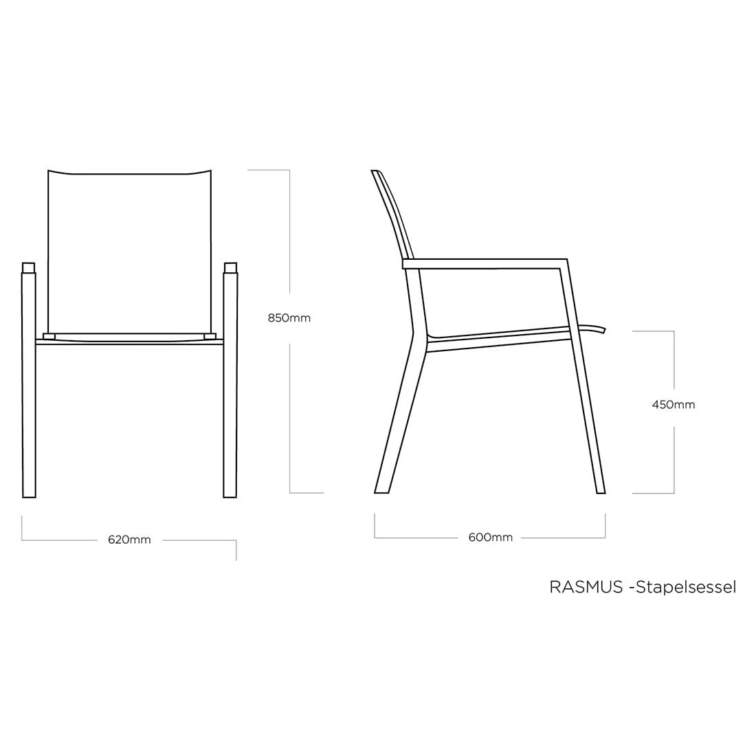 Kettler Rasmus Stapelsessel Aluminium/Outdoorgewebe Anthrazit/Charcoal Kettler Rasmus Stapelsessel Aluminium/Outdoorgewebe Anthrazit/Charcoal -Kettler kettler rasmus stapelsessel aluminium outdoorgewebe anthrazit charcoal 1288081 7
