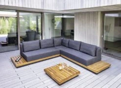 Kettler Royal Platform Loungebank Aluminium/Teak/Sunbrella Anthrazit/Sooty 11 Kettler Royal Platform Loungebank Aluminium/Teak/Sunbrella Anthrazit/Sooty -Kettler kettler royal platform loungebank aluminium teak sunbrella 1438275 11