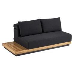 Kettler Royal Platform Loungebank Aluminium/Teak/Sunbrella Anthrazit/Sooty 2 Kettler Royal Platform Loungebank Aluminium/Teak/Sunbrella Anthrazit/Sooty -Kettler kettler royal platform loungebank aluminium teak sunbrella 1438275 2