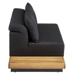 Kettler Royal Platform Loungebank Aluminium/Teak/Sunbrella Anthrazit/Sooty 4 Kettler Royal Platform Loungebank Aluminium/Teak/Sunbrella Anthrazit/Sooty -Kettler kettler royal platform loungebank aluminium teak sunbrella 1438275 4