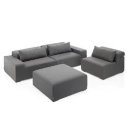 Kettler Royal Loungeset 4-tlg. Sunbrella Anthrazit 2 Kettler Royal Loungeset 4-tlg. Sunbrella Anthrazit -Kettler kettler royal sofagruppe 4tlg sunbrella 1