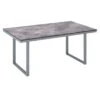 Kettler Skate Gartentisch 160x95cm Aluminium/HPL Silber/Anthrazit