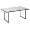 Kettler Skate Gartentisch 160x95cm Aluminium/HPL Silber/Grau