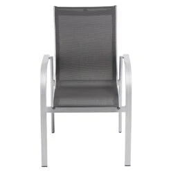 Kettler Tampa Stapelsessel Aluminium/Outdoorgewebe Silber/Anthrazit 2 Kettler Tampa Stapelsessel Aluminium/Outdoorgewebe Silber/Anthrazit -Kettler kettler tampa stapelsessel aluminium outdoorgewebe 1439353 2