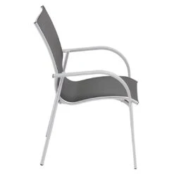 Kettler Tampa Stapelsessel Aluminium/Outdoorgewebe Silber/Anthrazit 3 Kettler Tampa Stapelsessel Aluminium/Outdoorgewebe Silber/Anthrazit -Kettler kettler tampa stapelsessel aluminium outdoorgewebe 1439353 3