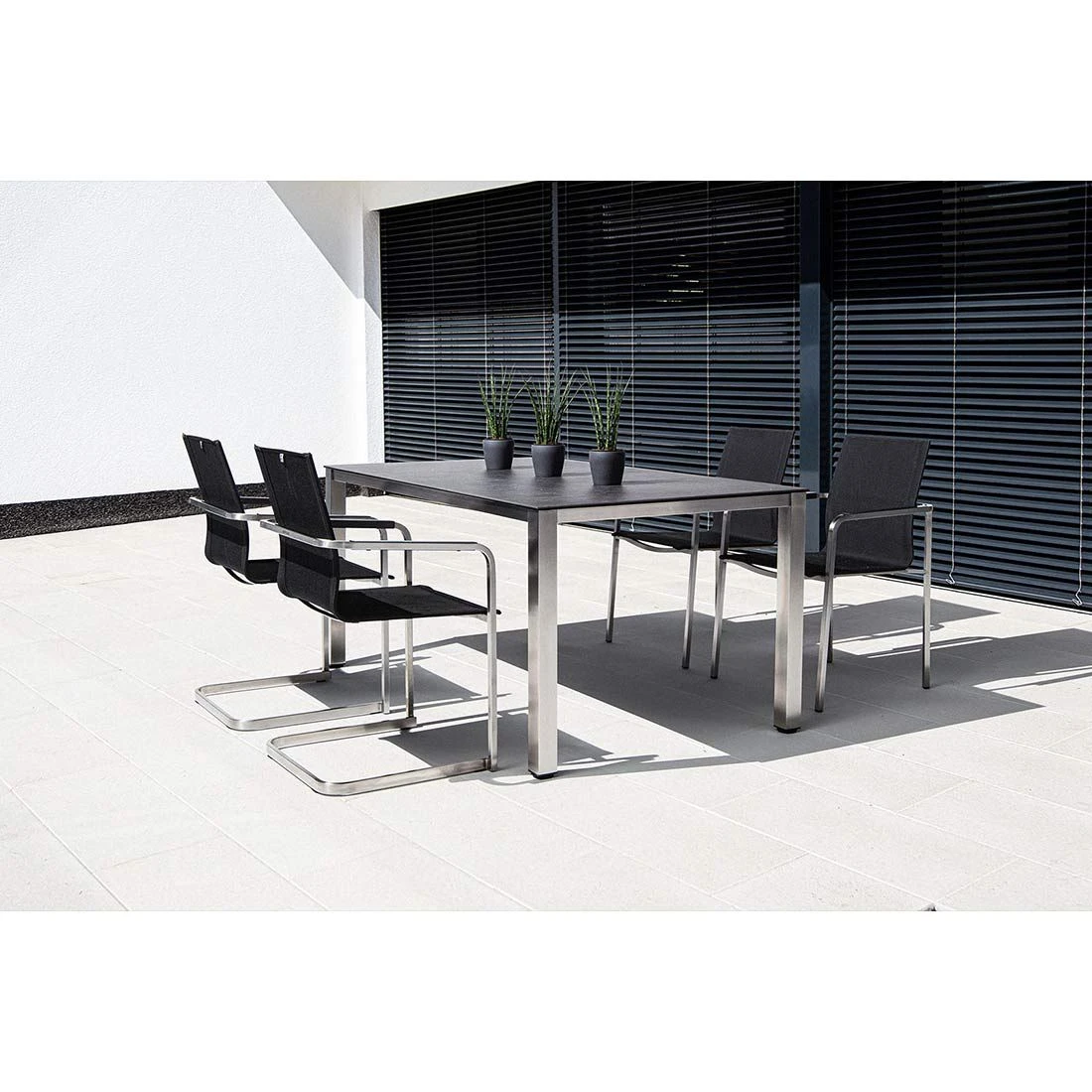 Kettler Gartentisch-Platte 180x95 cm Keramik/Glas Anthrazit Kettler Gartentisch-Platte 180x95 Cm Keramik/Glas Anthrazit -Kettler kettler tischplatte 180x95 cm keramik glas 1370262 2