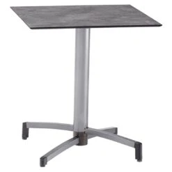 Kettler Tube Klapptisch 70x70cm Aluminium/HPL Silber/Anthrazit