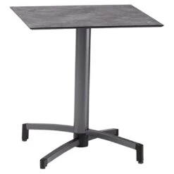 Kettler Tube Klapptisch 80x80cm Aluminium/HPL Anthrazit