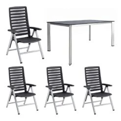 Kettler Wave Gartenmöbelset 5-tlg. Mit Gartentisch 160x95cm Silber 2 Kettler Wave Gartenmöbelset 5-tlg. Mit Gartentisch 160x95cm Silber -Kettler kettler wave gartenmoebelset 5 tlg gartentisch 160x95cm 1392614 1