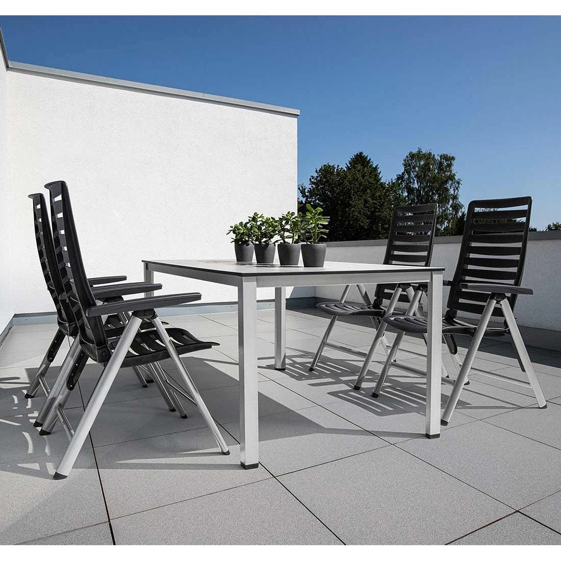 Kettler Wave Gartenmöbelset 5-tlg. mit Tisch 160x95cm Silber Kettler Wave Gartenmöbelset 5-tlg. Mit Tisch 160x95cm Silber -Kettler kettler wave gartenmoebelset 6 tlg mit tisch 160x95cm 1393296 1