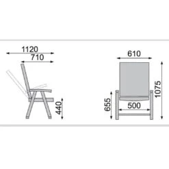 Kettler Wave Klappsessel Aluminium/Kunststoff Silber/Anthrazit 12 Kettler Wave Klappsessel Aluminium/Kunststoff Silber/Anthrazit -Kettler kettler wave multipositionssessel silber anthrazit 0302001 0000 11