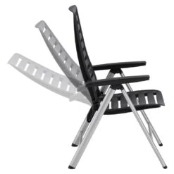 Kettler Wave Klappsessel Aluminium/Kunststoff Silber/Anthrazit 6 Kettler Wave Klappsessel Aluminium/Kunststoff Silber/Anthrazit -Kettler kettler wave multipositionssessel silber anthrazit 0302001 0000 5